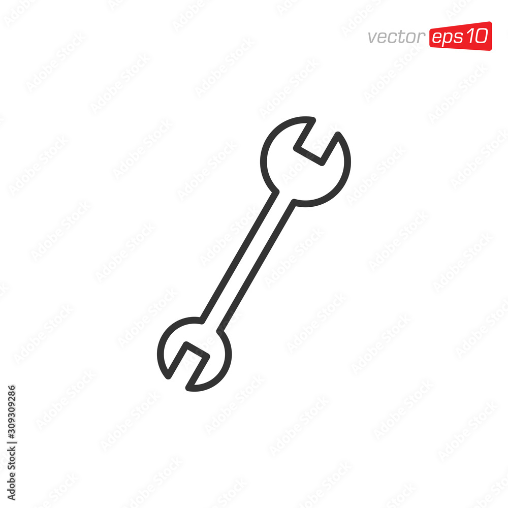 Tool Wrench Icon Design Vector Tool Wrench Icon Design Vector