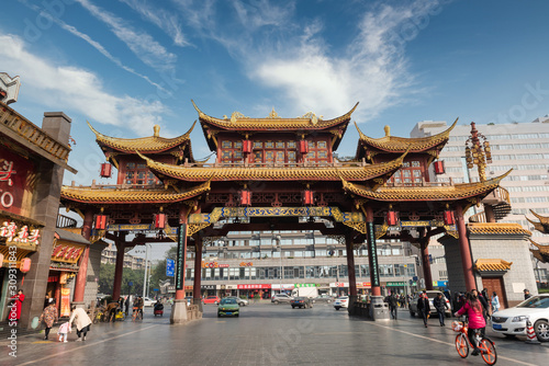 Chinese Temple Gate photo