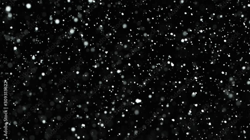 Winter Snow falling on black background in 4K. Slow Motion at 1000 fps. Winter Snow falling on black background in 4K. Slow Motion at 1000 fps.