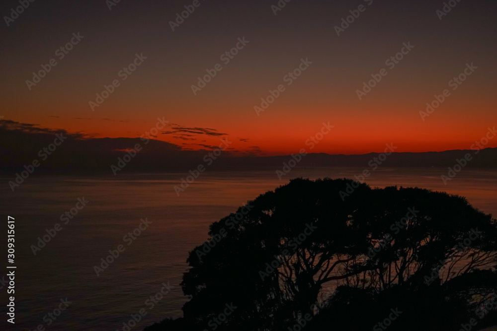 Obraz premium Sunset view