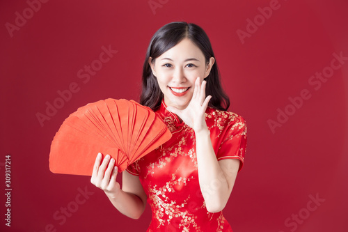 Obraz na plátně chinese new year concept