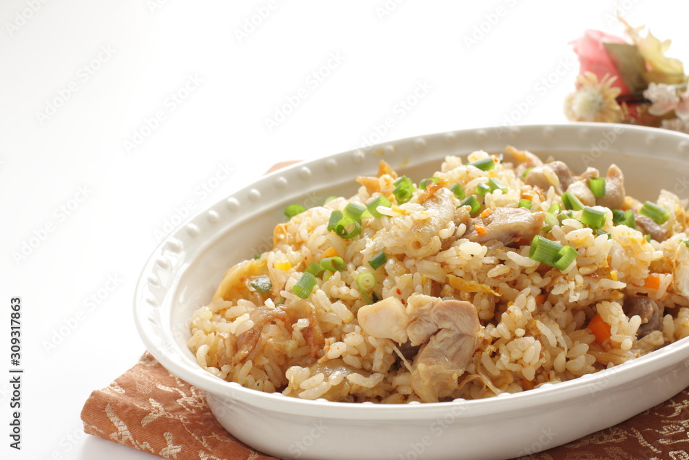 Chicken, food, meat, cabbage, kimchi, kimchee, Korean food, asian food, vegetable, spicy, white background, copy space, still life, indoor, nobody, White background, stir fried, stir fried vegetable, Chicken, food, meat, cabbage, kimchi, kimchee, Korean food, asian food, vegetable, spicy, white background, copy space, still life, indoor, nobody, White background, stir fried, stir fried vegetable,