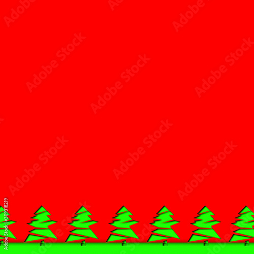Christmas tree background material. Christmas color. クリスマスツリーの背景素材。クリスマスカラー。