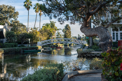 Venice Beach Canals in Los Angeles, California