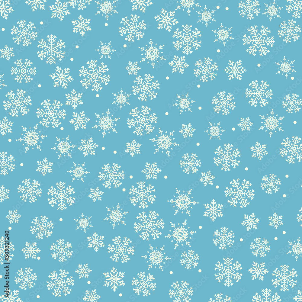 Snow pattern. Vector illustration. Falling snow. Snow pattern. Vector illustration. Falling snow.
