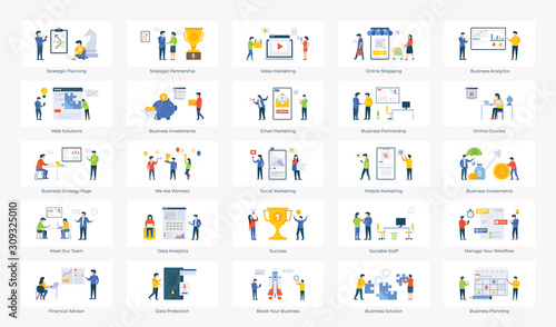 Business Success Illustration Vectors 