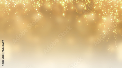 Elegant gold bokeh background	