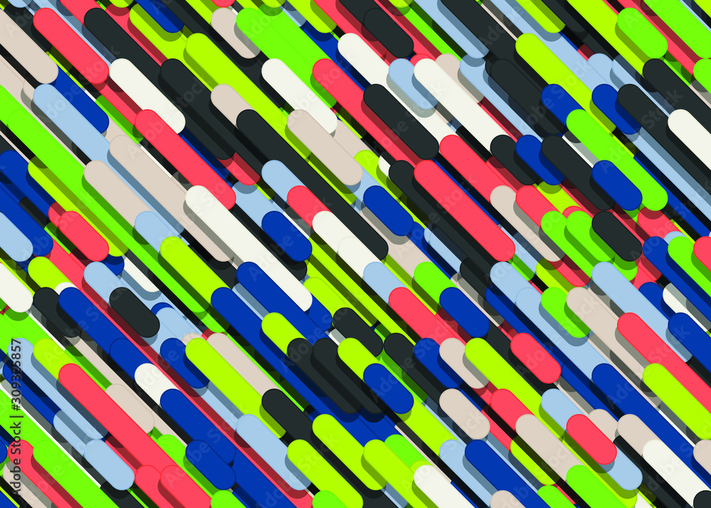 Color Abstract Lines and Circles Generative Art background illustration Color Abstract Lines and Circles Generative Art background illustration
