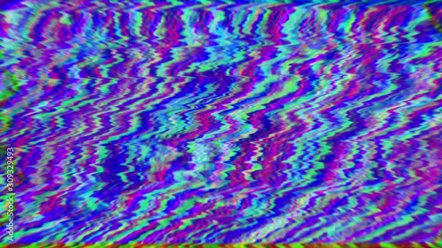 Wallpaper Mural Casual vintage futuristic psychedelic holographic background. Loop footage.  Torontodigital.ca