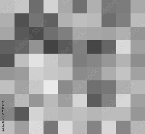 Abstract Gray geometric Background, Creative Design Templates. Pixel art Grid Mosaic, 8 bit vector background.