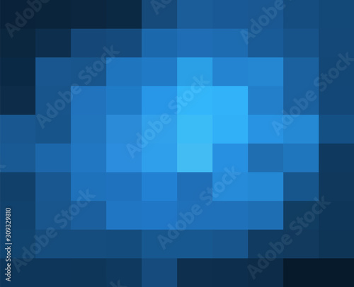 Dark Blue Grid Mosaic Background, Creative Design Templates. abstract colorful gradient rectangles check . Background of squares Different pixel pattern shades.