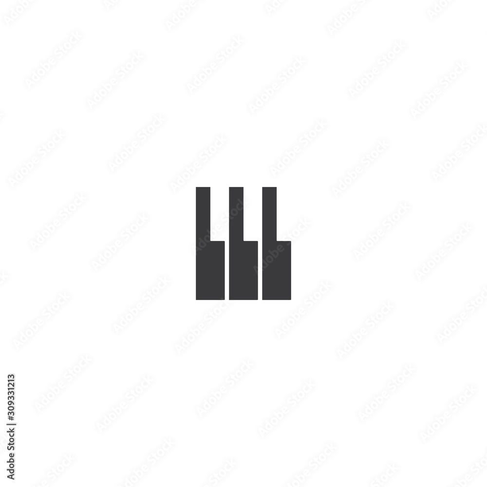 Piano logo icon