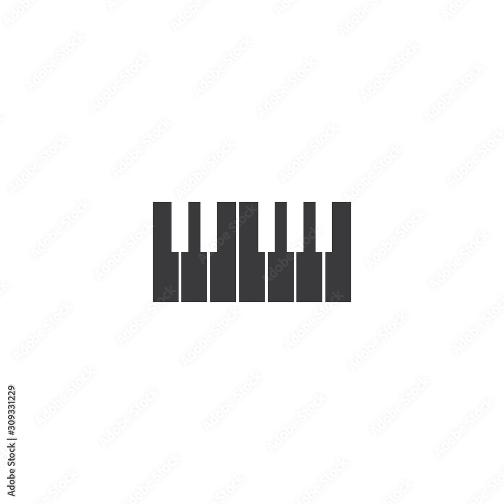 Obraz premium Piano logo icon