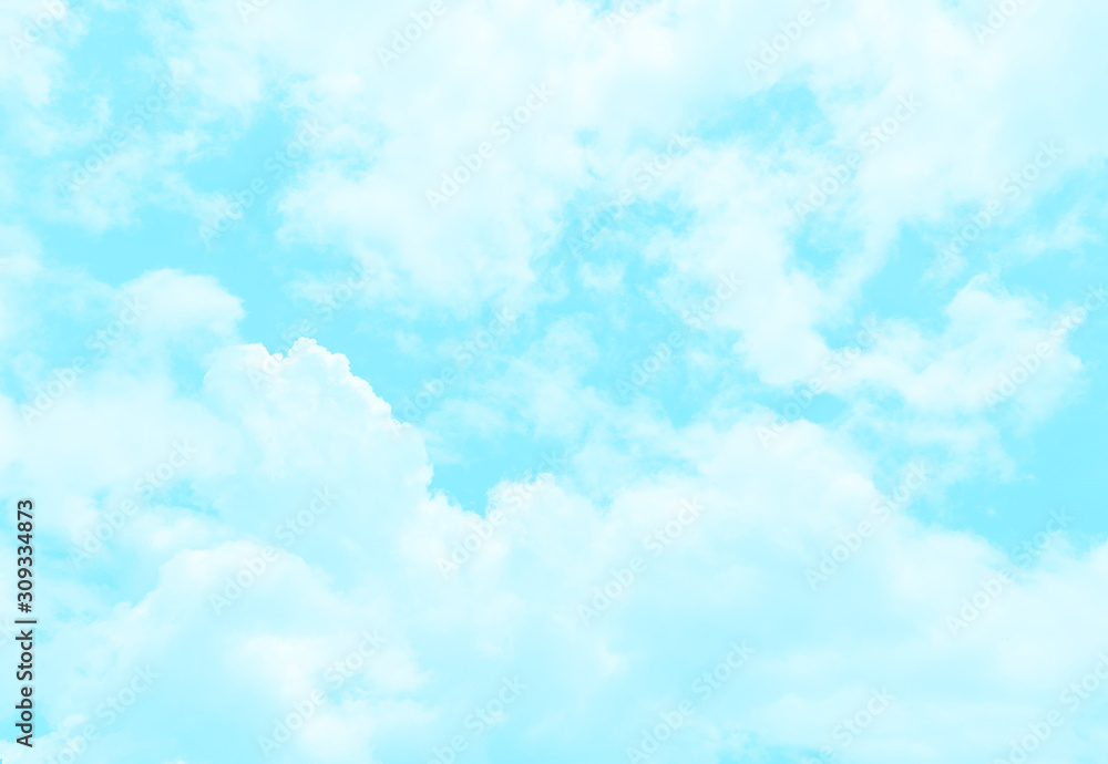 clouds and sky with blue colors background.