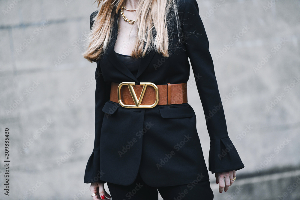 Paris France March 03 2019 Street style outfit Pernille