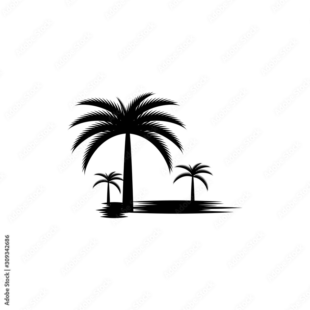 Dates Tree icon Vector Illustration design Logo