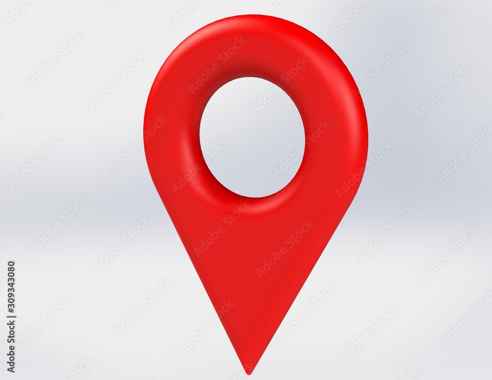 LOCATION pin glossy red arrow. The concept of tagging a sign landmark needle tip to create a route search. Isolated on white background 3D rendering 3D. – Illustration LOCATION pin glossy red arrow. The concept of tagging a sign landmark needle tip to create a route search. Isolated on white background 3D rendering 3D. – Illustration
