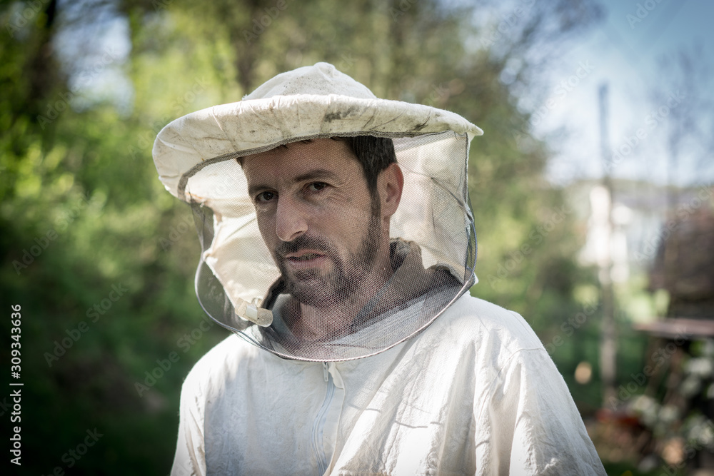 Beekeeper portrait Beekeeper portrait