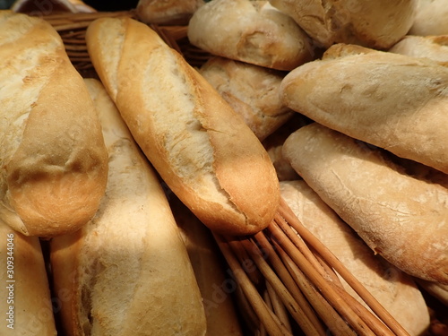   varietyy of fresh bakery bread