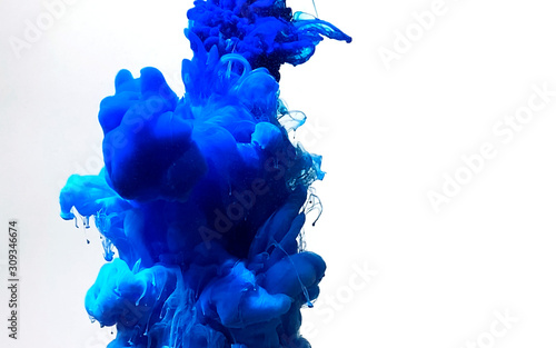 Stylish modern background. Blue fantastic abstract background. Cool trending screensaver..