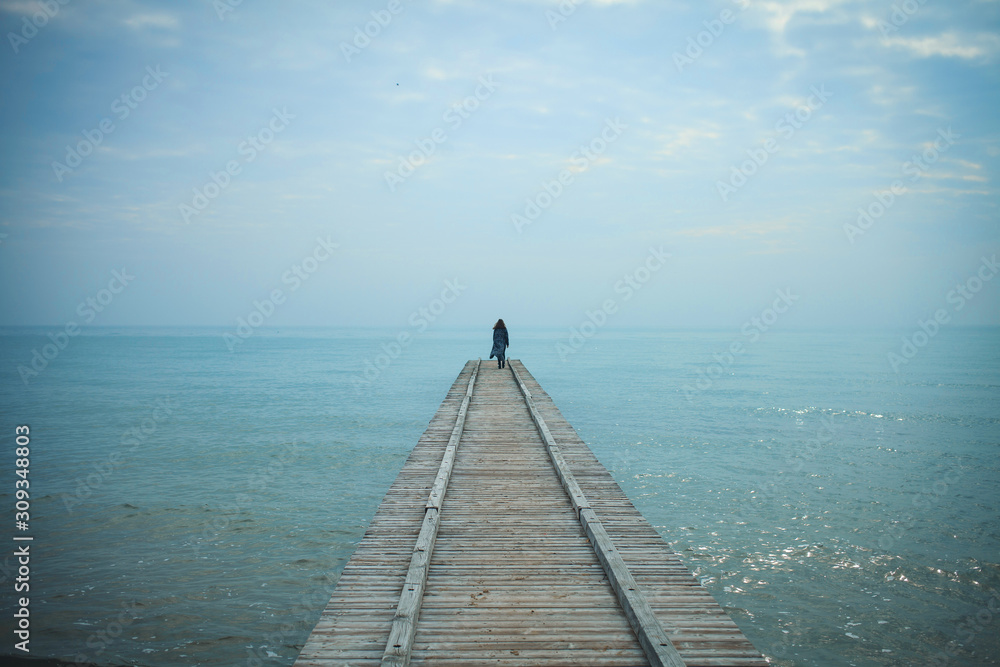 pier on the sea