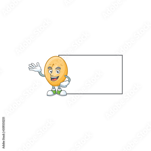 Potato with whiteboard cartoon character design style