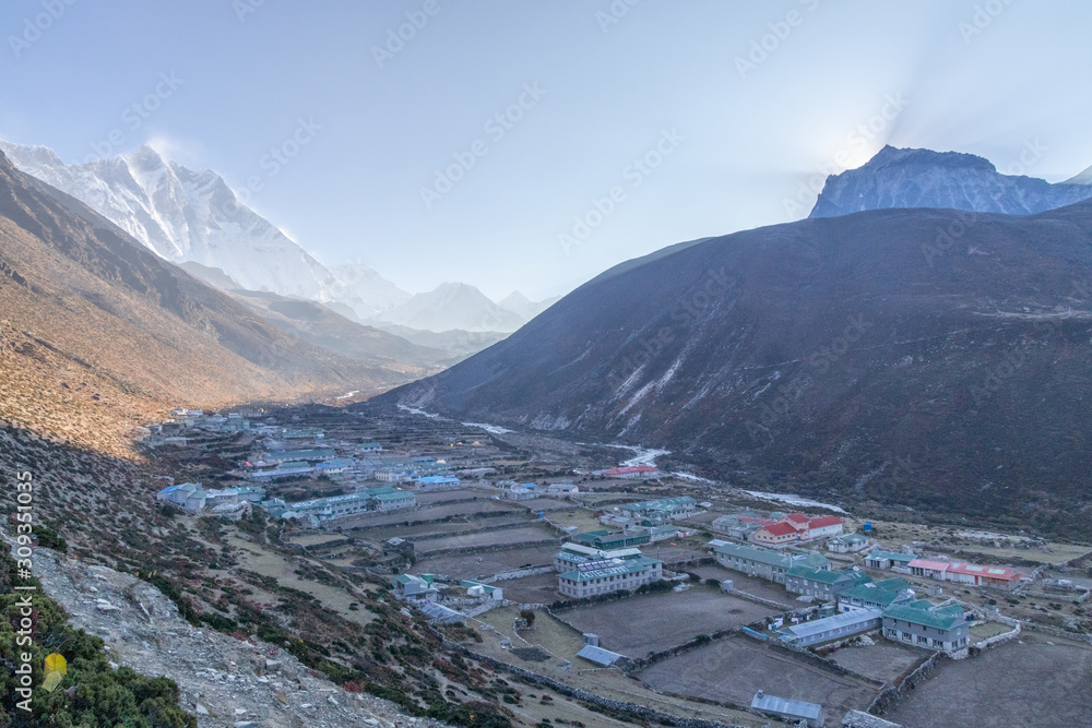 Dingboche is a Sherpa village in the Khumbu region of north eastern Nepal in the Chukhung Valley