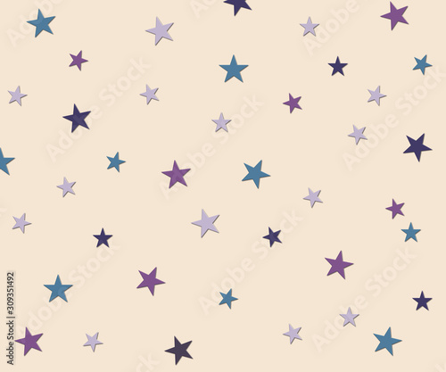 seamless pattern with stars background