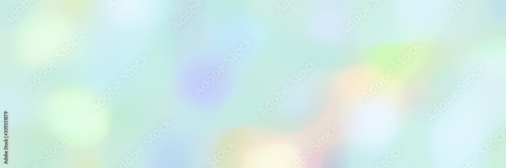 blurred bokeh horizontal background with light gray, powder blue and lavender colors space for text or image