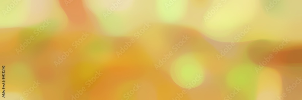 blurred bokeh horizontal background with peru, sandy brown and khaki colors space for text or image - obrazy, fototapety, plakaty 