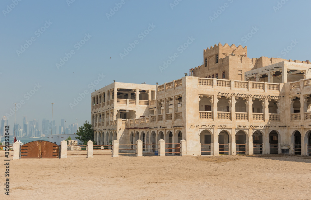 Doha, Qatar - famous for selling traditional garments, spices, handicrafts, and souvenirs, the Souq Waqif is the most popular and busy market of Doha
