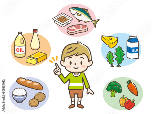 五大栄養素　男の子