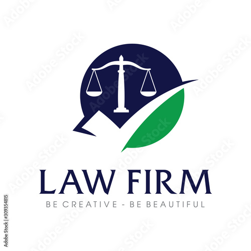Law firm Logo, Law, Lawyer and Attorney Logo Vector