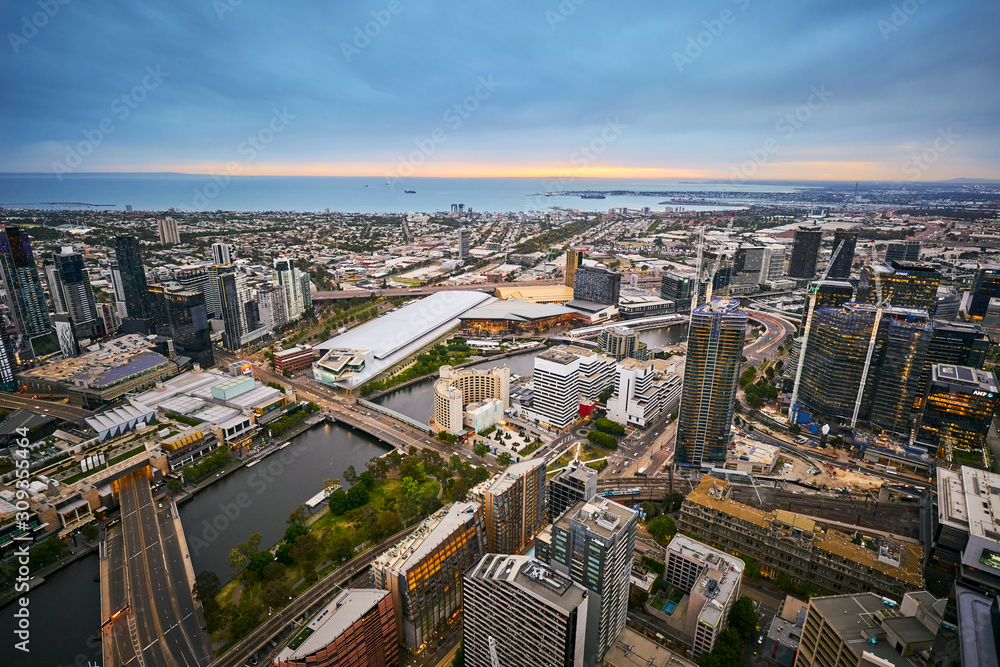 Melbourne's city