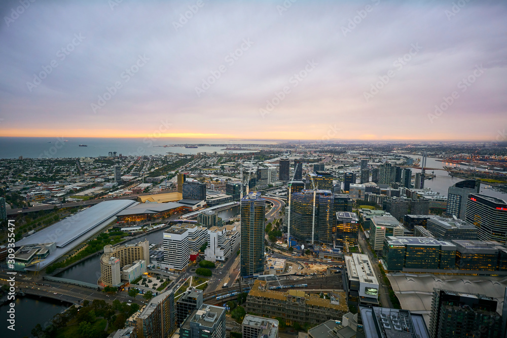 Fototapeta premium Melbourne's city