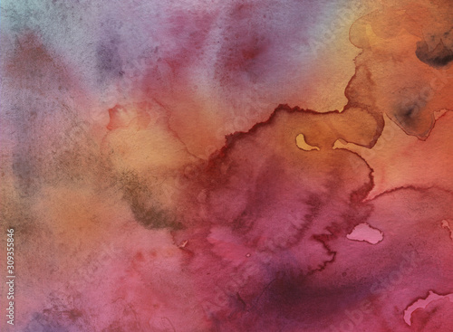 holi abstract watercolor background concept