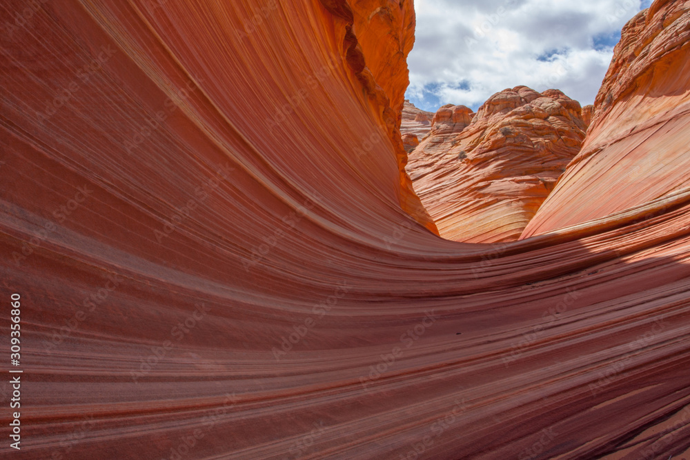 The majestic Wave formation in Arizona's North Coyote Buttes.