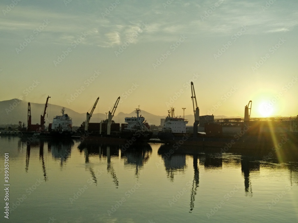Another beautiful day in west Africa Port .