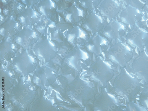Tableau sur toile Gros plan sur alvéoles gonflées en plastique