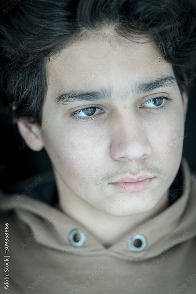 Teenage boy portrait Teenage boy portrait