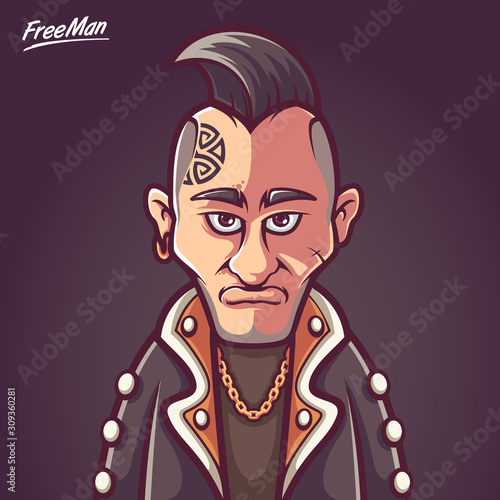 Free Man Punk Rock Music