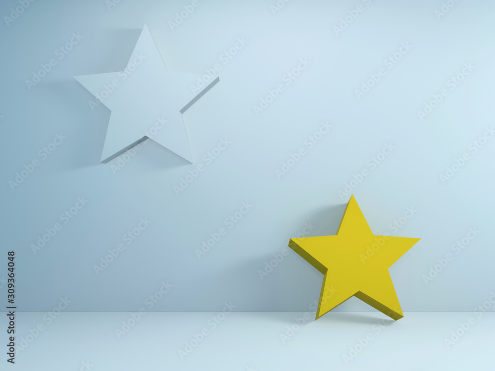 3d abstract blue background with star; simple mock up scene with minimal design elements 3d rendering, 3d illustration 3d abstract blue background with star; simple mock up scene with minimal design elements 3d rendering, 3d illustration