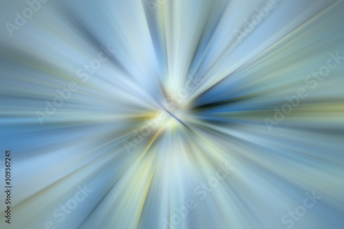 Abstract image. Rays of light from central point. Flash Light. Designer background.