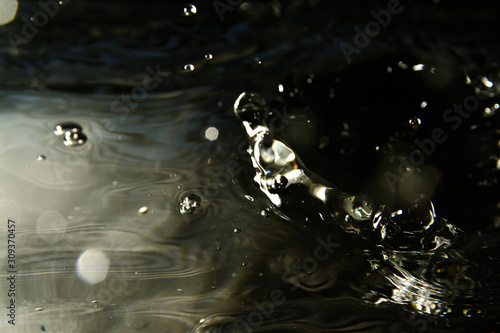 Close up of water droplet