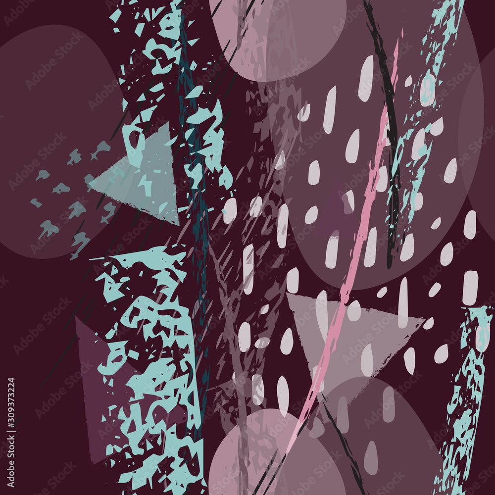 Naklejka premium Collage Contemporary Textures. Artistic Modern