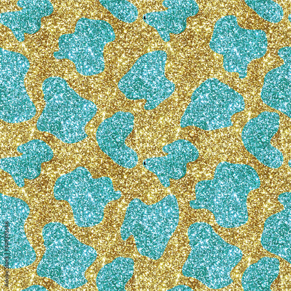 Abstract animal print glitter sparkling seamless pattern Abstract animal print glitter sparkling seamless pattern