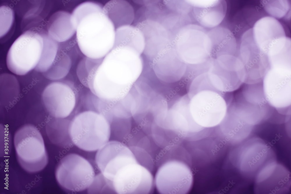 Fototapeta premium Abstract background with bokeh. Holiday Christmas and New Year. Template for design. Magic concept.