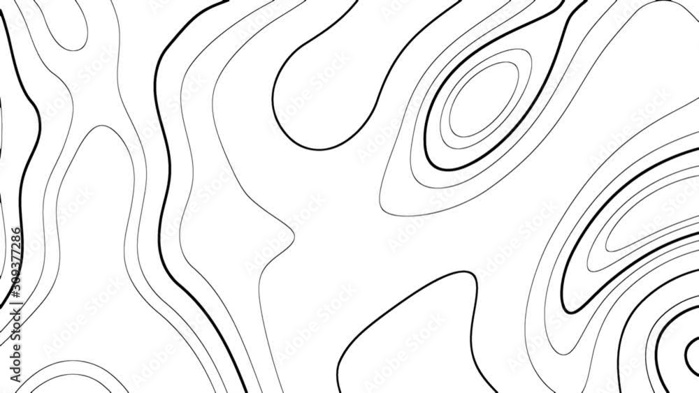 Circular wavelike movement of lines on a white 4k background Circular wavelike movement of lines on a white 4k background