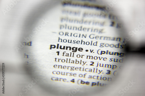 The word or phrase Plunge in a dictionary.
