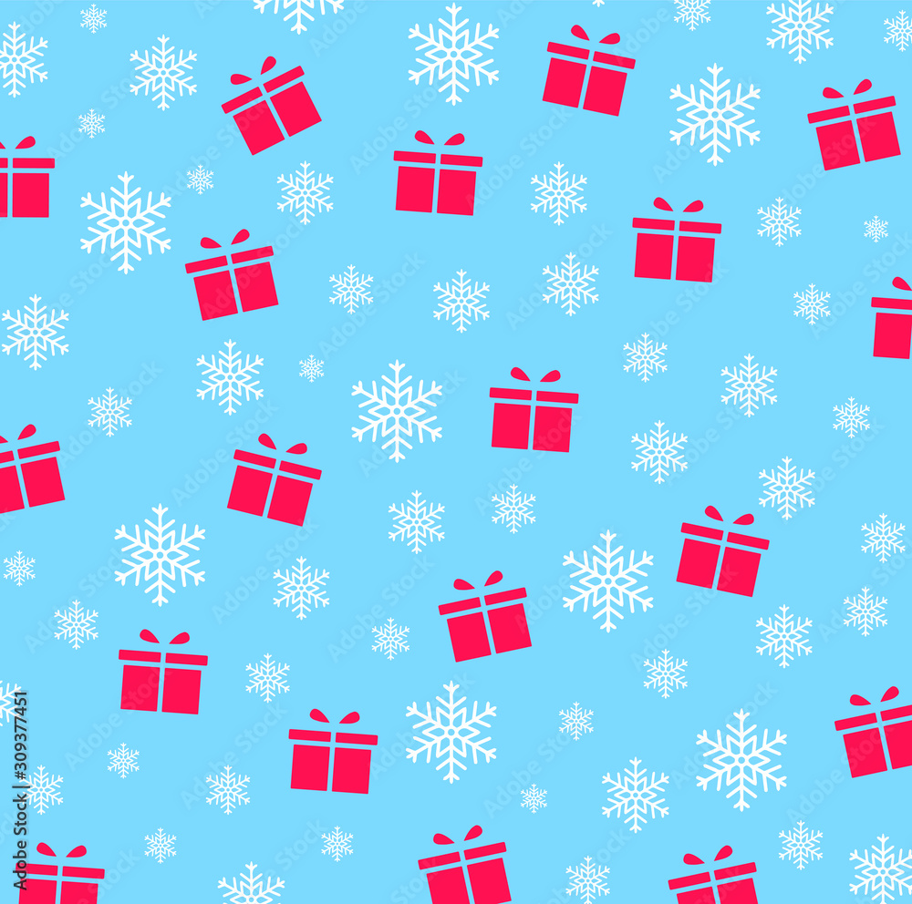 christmas pattern happy winter holiday background